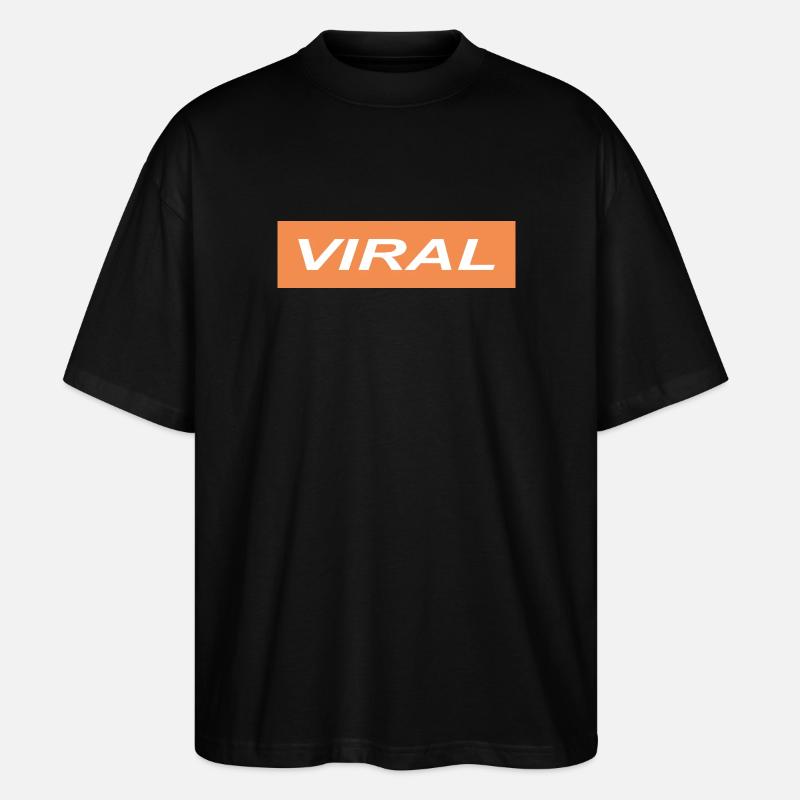 Viral - Stanley/Stella Oversize Unisex Øko T-shirt Blaster 2.0 - sort