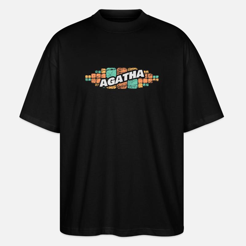 Agatha Agatha - T-shirt bio Blaster 2.0 coupe oversize Stanley/Stella Unisexe - noir