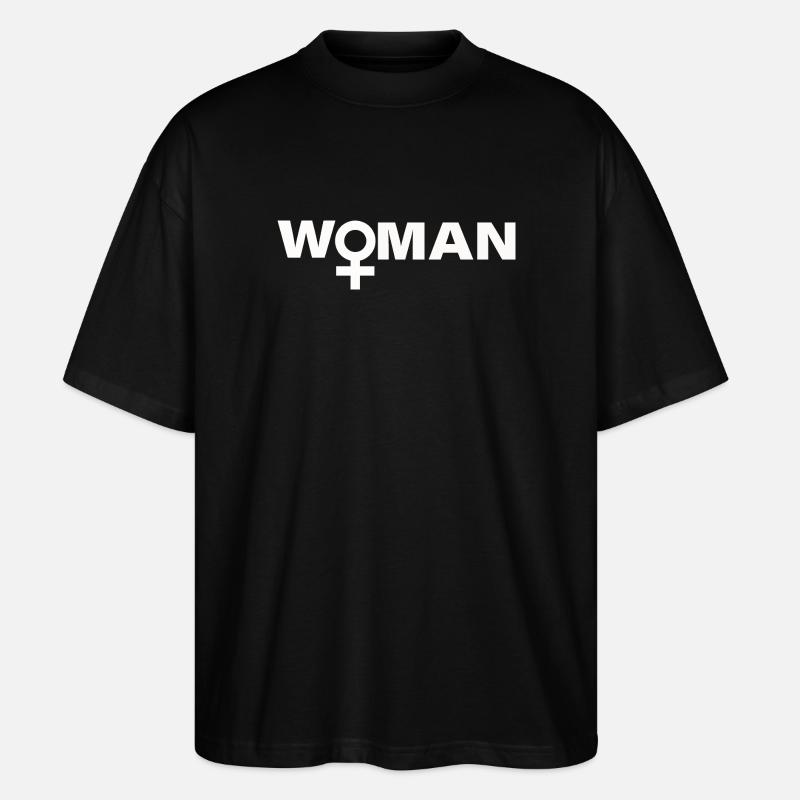 WOMAN - Stanley/Stella Oversized Unisex Bio T-Shirt Blaster 2.0 - Schwarz
