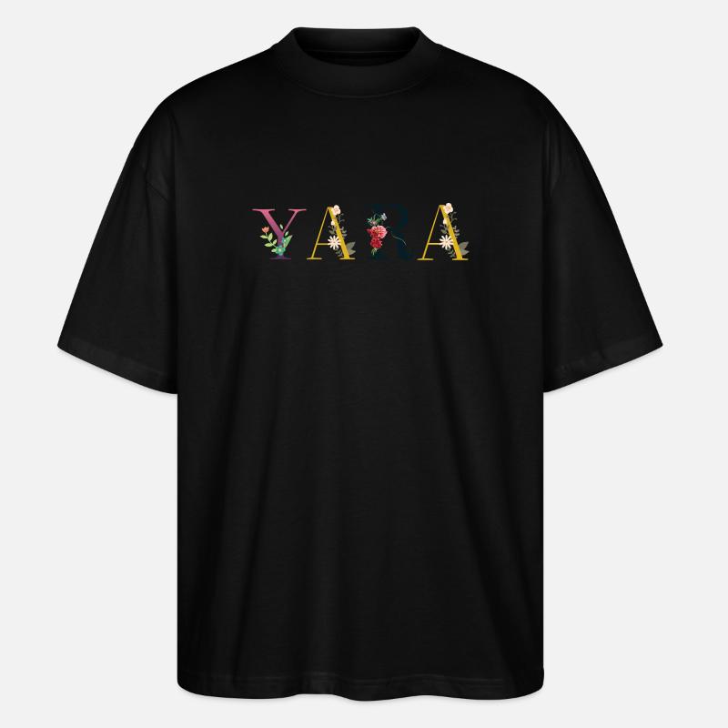 Yara - T-shirt bio Blaster 2.0 coupe oversize Stanley/Stella Unisexe - noir
