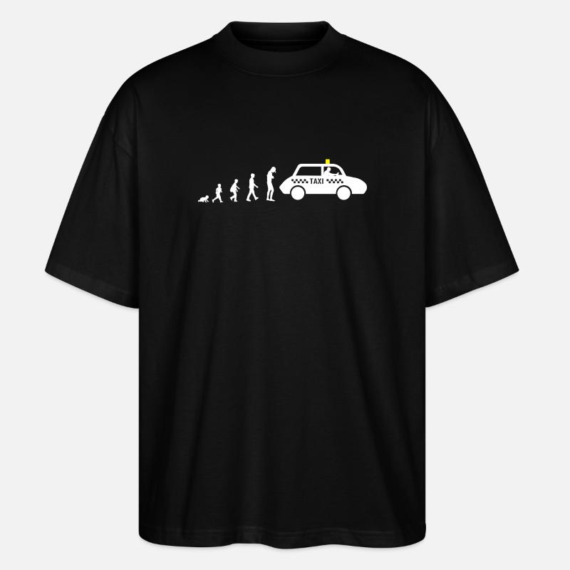 Development into a taxi driver - Stanley/Stella Oversized Unisex Organic T-shirt Blaster 2.0 - black