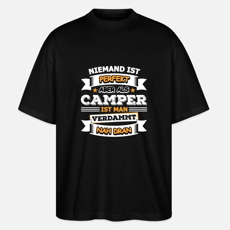 Camper - Stanley/Stella Oversized Unisex Bio T-Shirt Blaster 2.0 - Schwarz