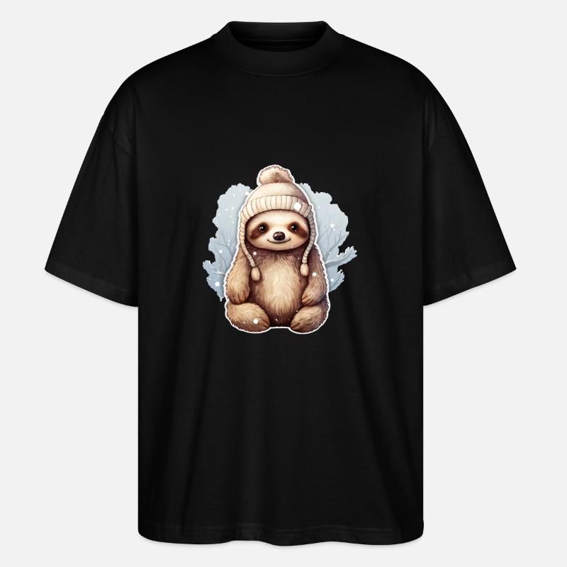 SlothStyle - Stanley/Stella Oversized Unisex Bio T-Shirt Blaster 2.0 - Schwarz