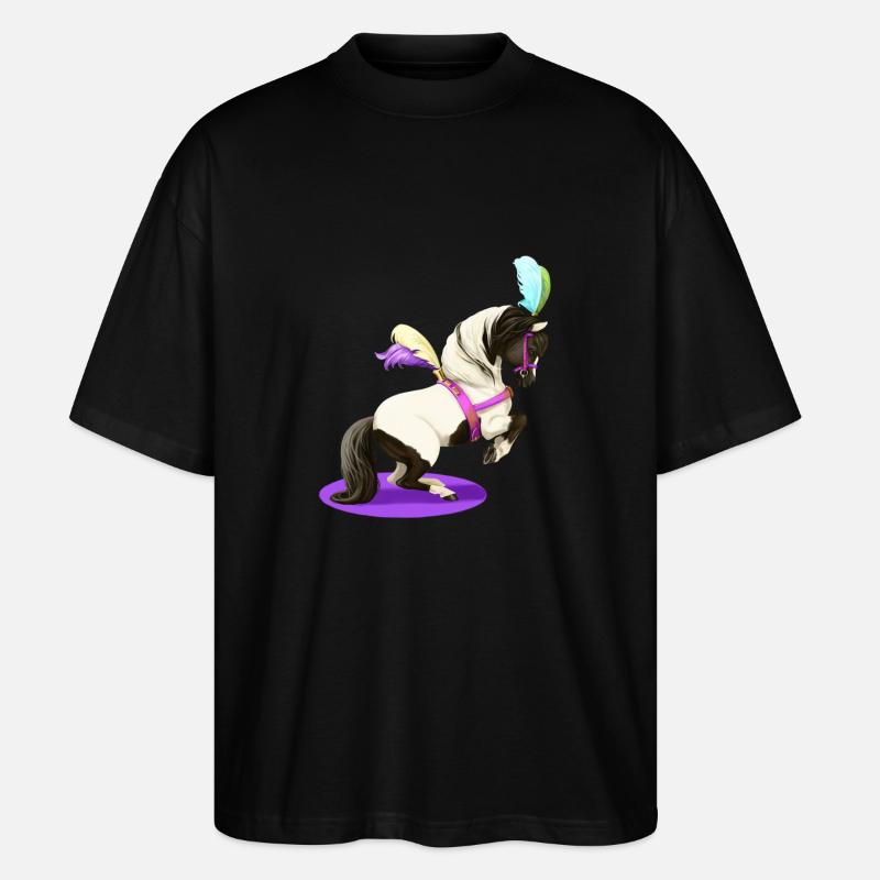 Zirkuspony - Stanley/Stella Oversized Unisex Bio T-Shirt Blaster 2.0 - Schwarz