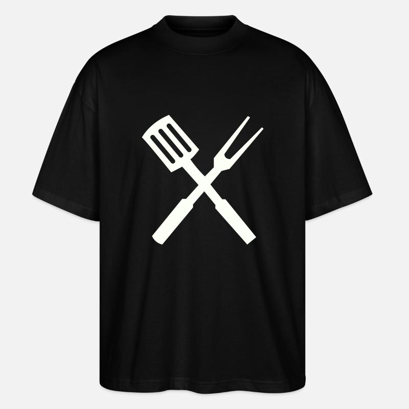 Couverts de chef - T-shirt bio Blaster 2.0 coupe oversize Stanley/Stella Unisexe - noir