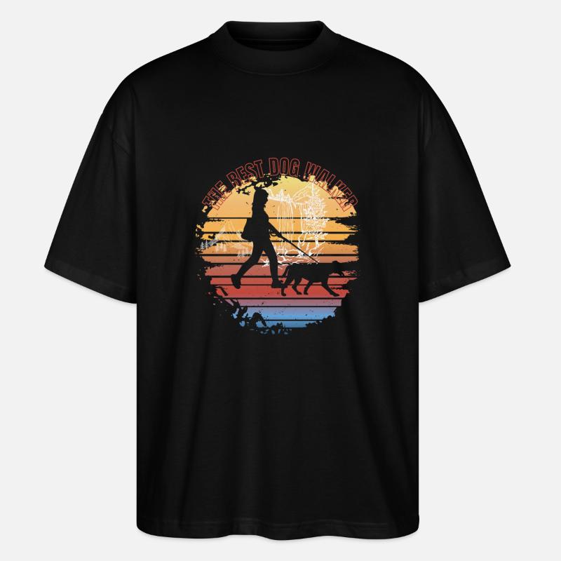 Der beste Hundeausführer - Stanley/Stella Oversized Unisex Bio T-Shirt Blaster 2.0 - Schwarz