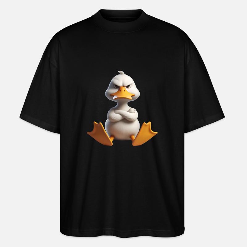 Canard grim 1 - T-shirt bio Blaster 2.0 coupe oversize Stanley/Stella Unisexe - noir