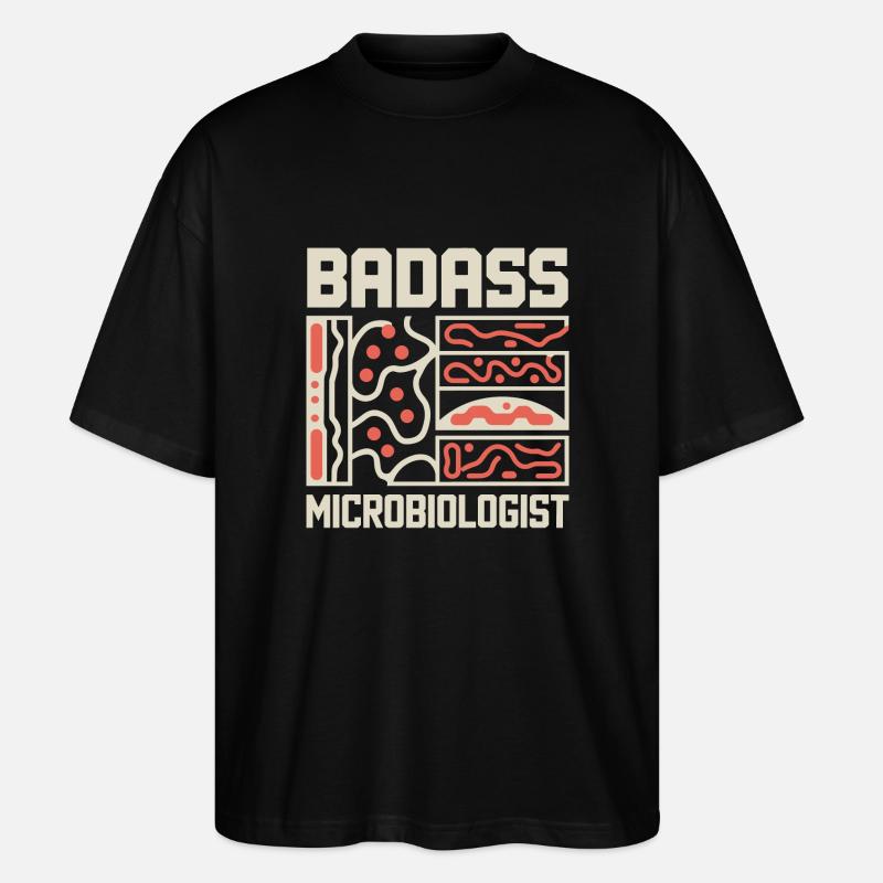 Wissenschaft mit Leidenschaft - Stanley/Stella Oversized Unisex Bio T-Shirt Blaster 2.0 - Schwarz
