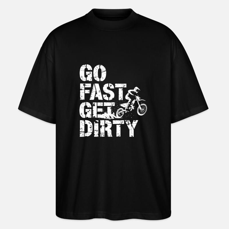 Aventure et vitesse - T-shirt bio Blaster 2.0 coupe oversize Stanley/Stella Unisexe - noir