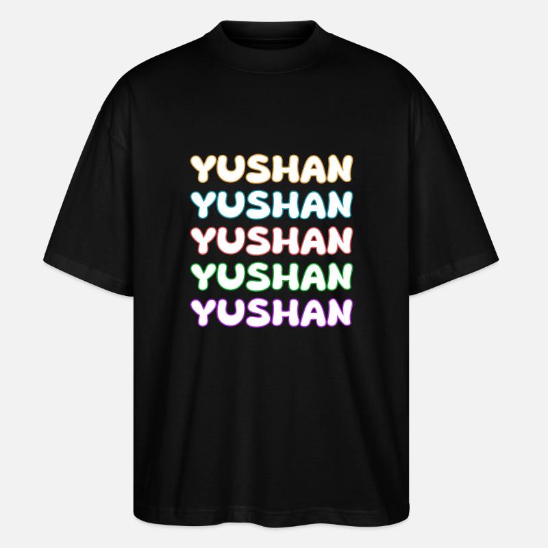 Yushan - Stanley/Stella Oversized Unisex Bio T-Shirt Blaster 2.0 - Schwarz