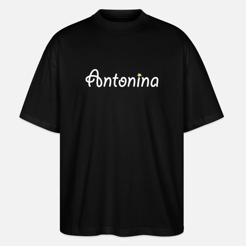 Antonina - Stanley/Stella Oversized Unisex Bio T-Shirt Blaster 2.0 - Schwarz