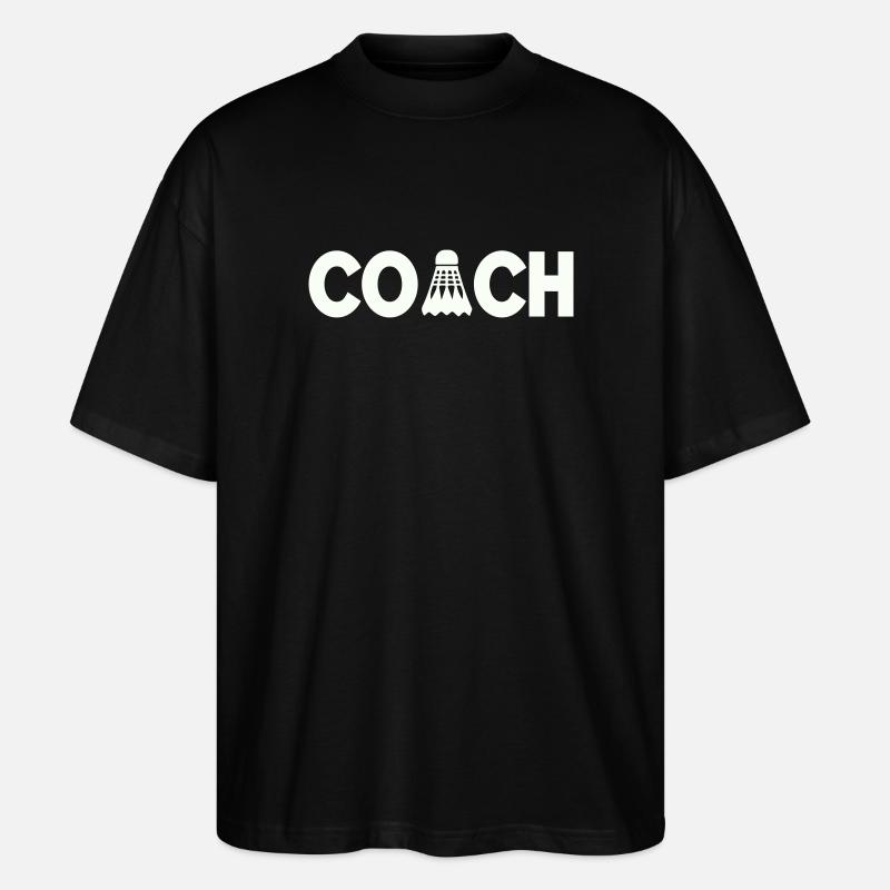 Federball Coach - Stanley/Stella Oversized Unisex Bio T-Shirt Blaster 2.0 - Schwarz