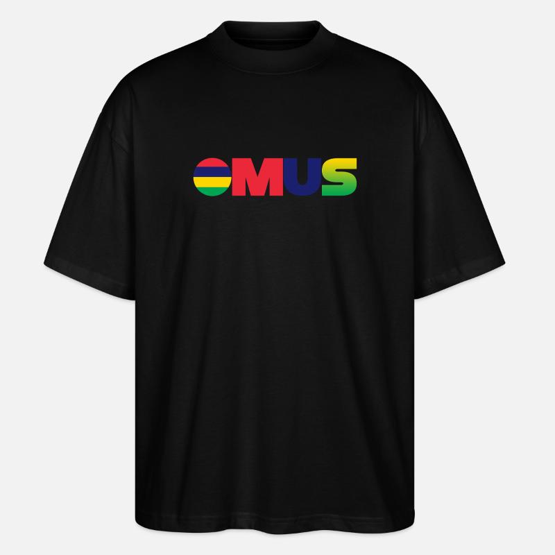 Mauritius - Stanley/Stella Oversized Unisex Bio T-Shirt Blaster 2.0 - Schwarz