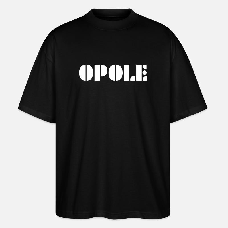 OPOLE - T-shirt bio Blaster 2.0 coupe oversize Stanley/Stella Unisexe - noir