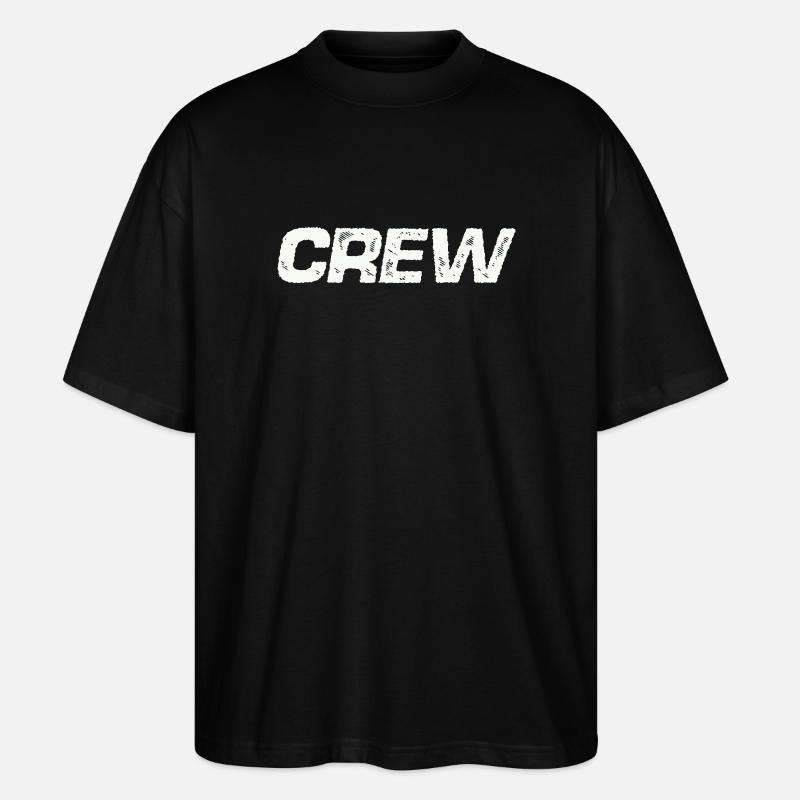 crew - Stanley/Stella Oversized Unisex Bio T-Shirt Blaster 2.0 - Schwarz
