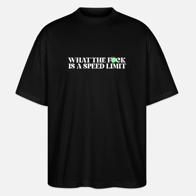 Auto  - Stanley/Stella Oversized Unisex Bio T-Shirt Blaster 2.0 - Schwarz