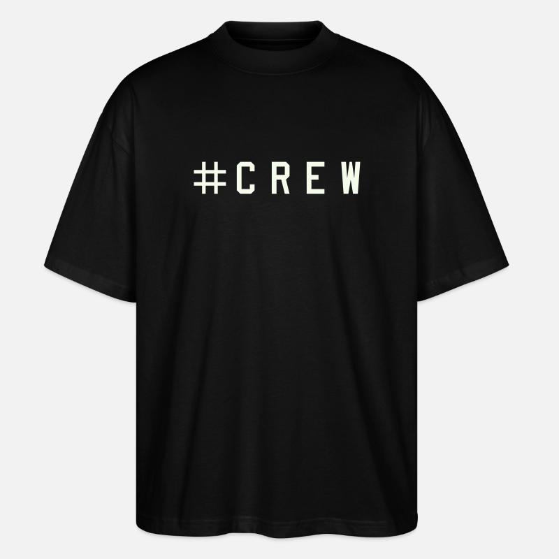 Crew - Stanley/Stella Oversized Unisex Bio T-Shirt Blaster 2.0 - Schwarz