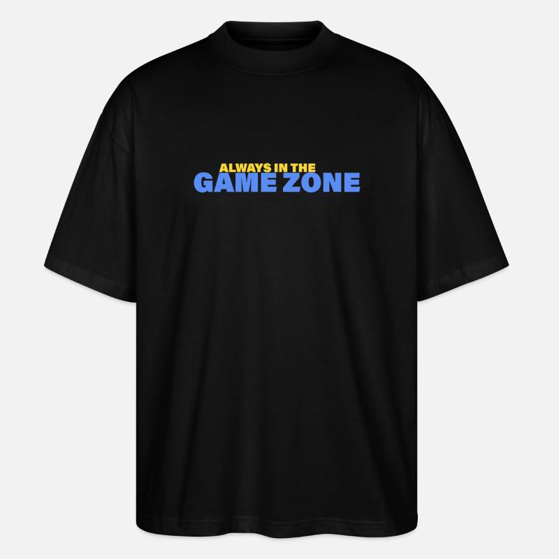 GAME ZONE - Stanley/Stella Oversized Unisex Bio T-Shirt Blaster 2.0 - Schwarz