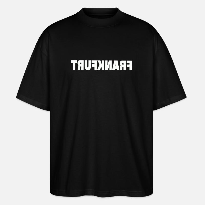 FRANKFURT - Stanley/Stella Oversized Unisex Bio T-Shirt Blaster 2.0 - Schwarz