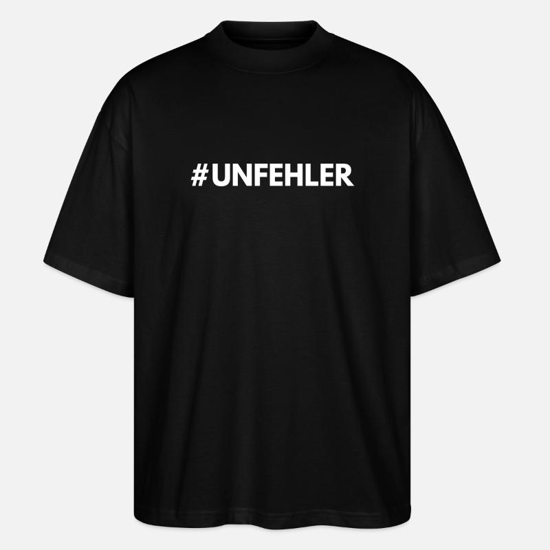 #unfehler - T-shirt bio Blaster 2.0 coupe oversize Stanley/Stella Unisexe - noir