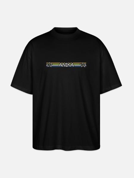 Birthday Anika - Stanley/Stella Oversized Unisex Organic T-shirt Blaster 2.0 - black