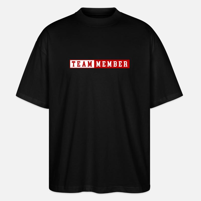 Équipier - T-shirt bio Blaster 2.0 coupe oversize Stanley/Stella Unisexe - noir