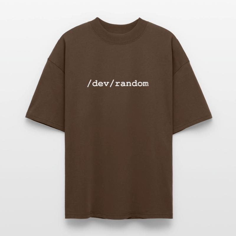 Linux random number generator - /dev/random Stanley/Stella Oversized Unisex Organic T-shirt Blaster 2.0