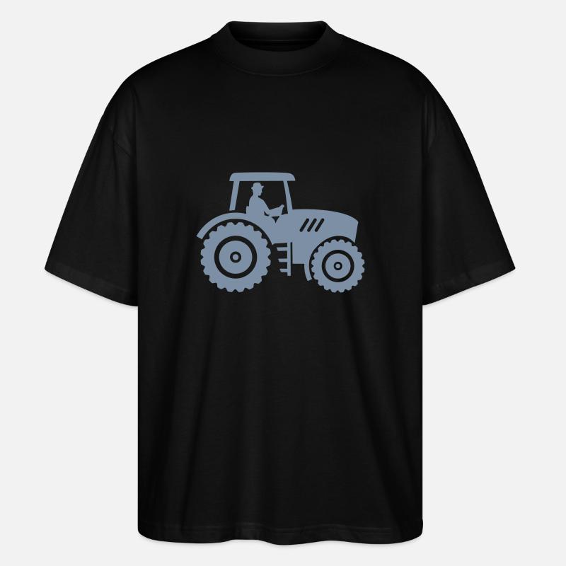 Traktor - Stanley/Stella Oversized Unisex Bio T-Shirt Blaster 2.0 - Schwarz