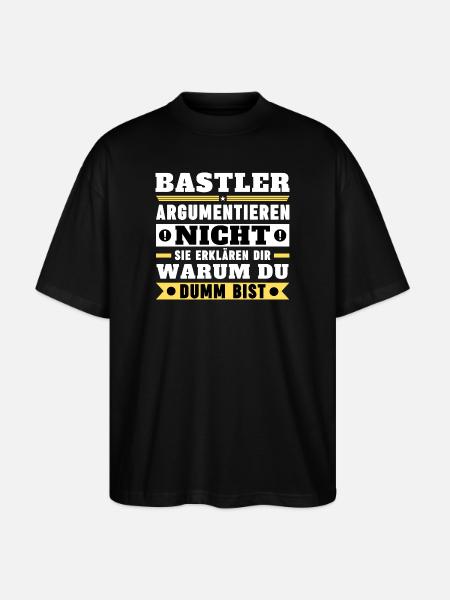 Hobbyists don't argue - Stanley/Stella Oversized Unisex Organic T-shirt Blaster 2.0 - black
