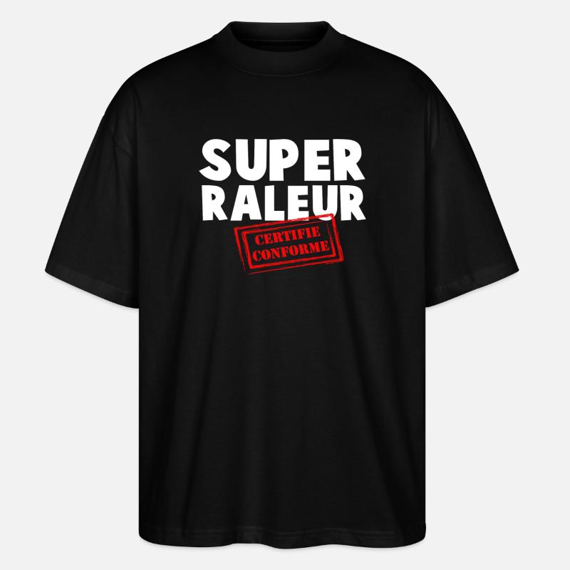 Super Certified Compliant Scraper - Stanley/Stella Oversized Unisex Organic T-shirt Blaster 2.0 - black