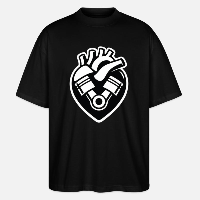 De l’essence dans le sang - T-shirt bio Blaster 2.0 coupe oversize Stanley/Stella Unisexe - noir