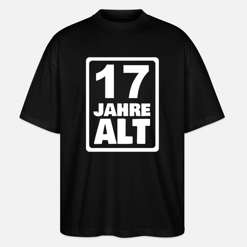 17 - Stanley/Stella Oversized Unisex Bio T-Shirt Blaster 2.0 - Schwarz