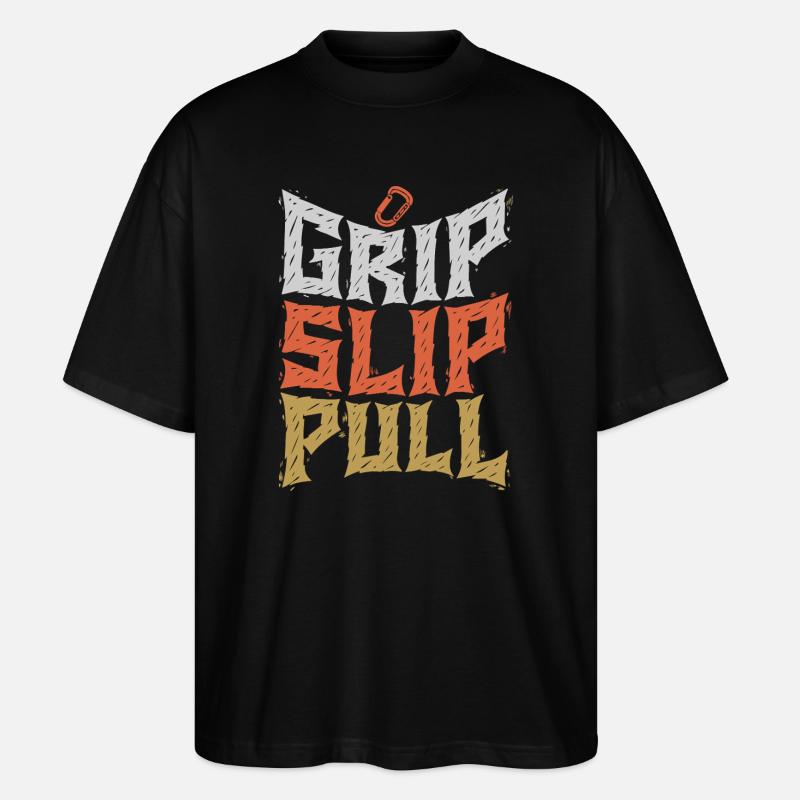 Grip Slip Pull Graphic Tee - T-shirt bio Blaster 2.0 coupe oversize Stanley/Stella Unisexe - noir