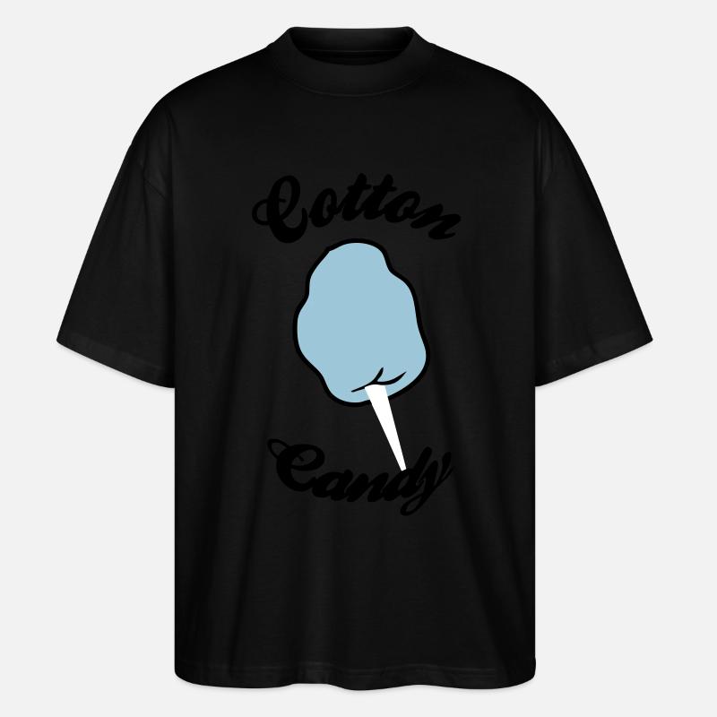 cotton candy - T-shirt bio Blaster 2.0 coupe oversize Stanley/Stella Unisexe - noir