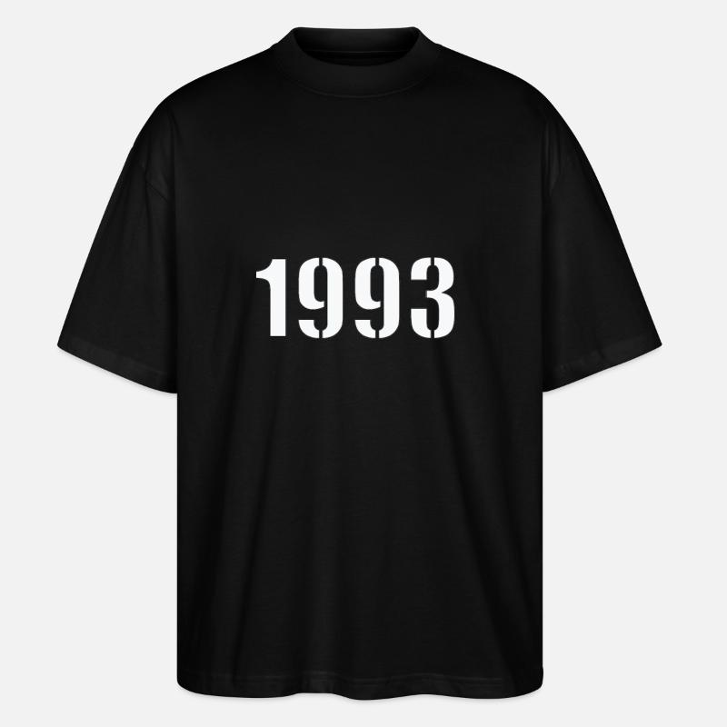 1993 - Stanley/Stella Oversized Unisex Bio T-Shirt Blaster 2.0 - Schwarz