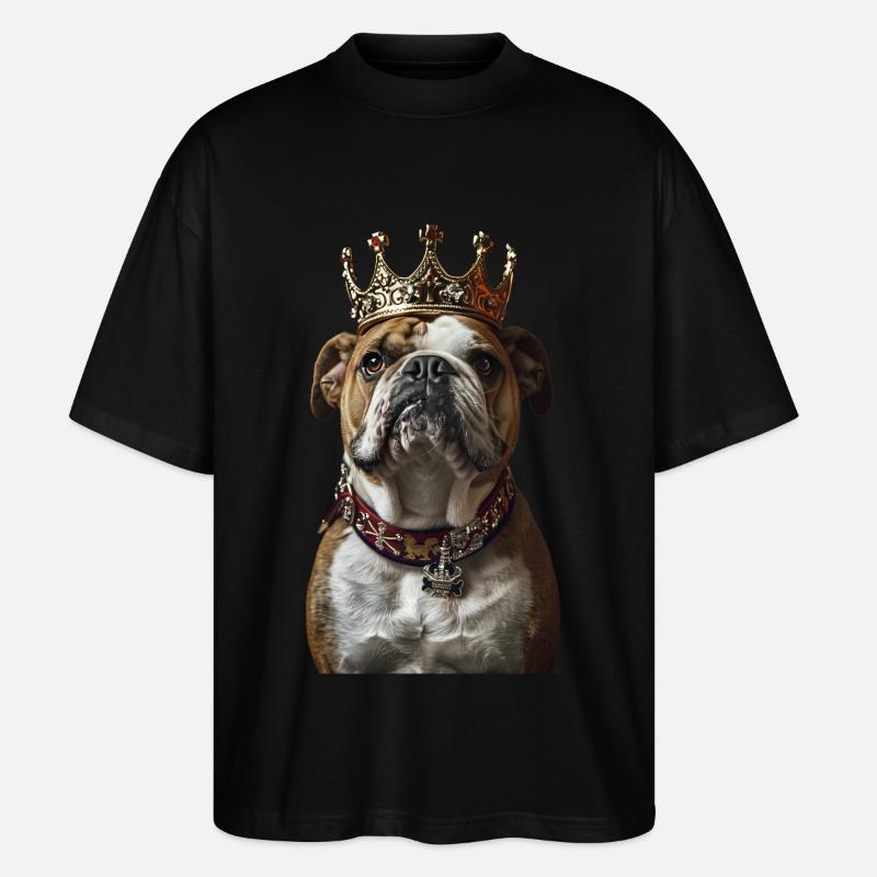 Bouledogue - T-shirt bio Blaster 2.0 coupe oversize Stanley/Stella Unisexe - noir