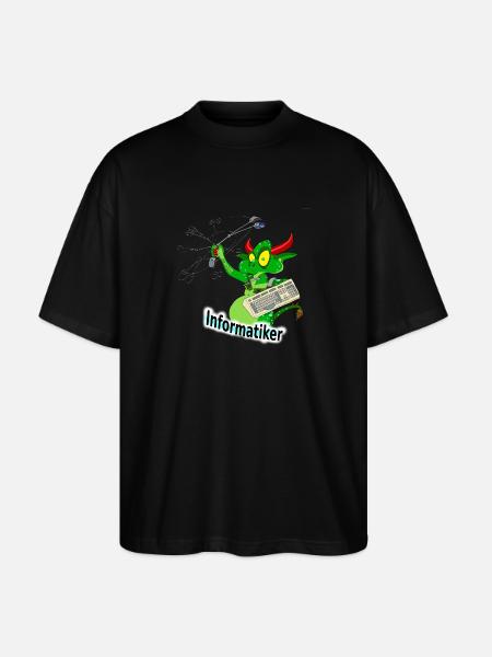 Computer scientist - Stanley/Stella Oversized Unisex Organic T-shirt Blaster 2.0 - black