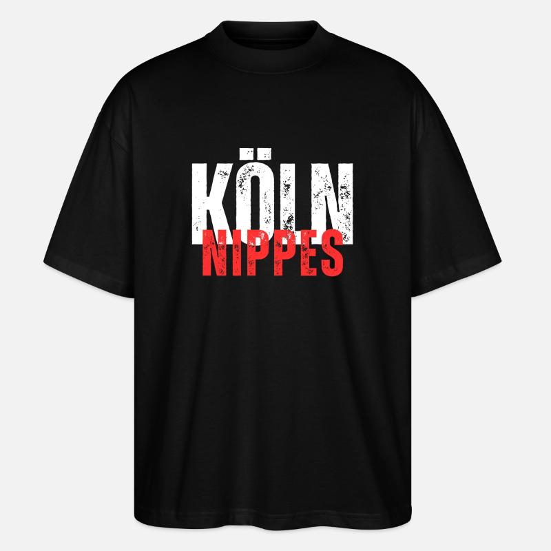 Nippes blanc rouge - T-shirt bio Blaster 2.0 coupe oversize Stanley/Stella Unisexe - noir