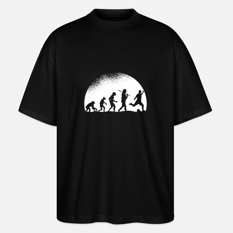 Evolution Fußball - Stanley/Stella Oversized Unisex Bio T-Shirt Blaster 2.0 - Schwarz