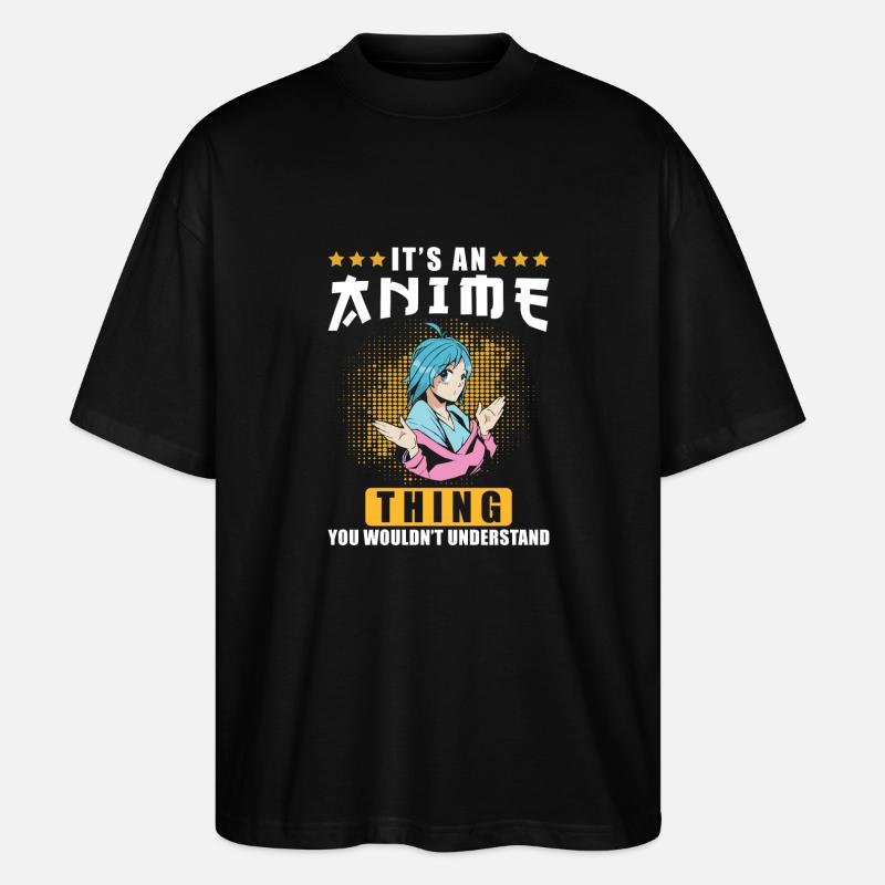 Anime - Stanley/Stella Oversized Unisex Bio T-Shirt Blaster 2.0 - Schwarz