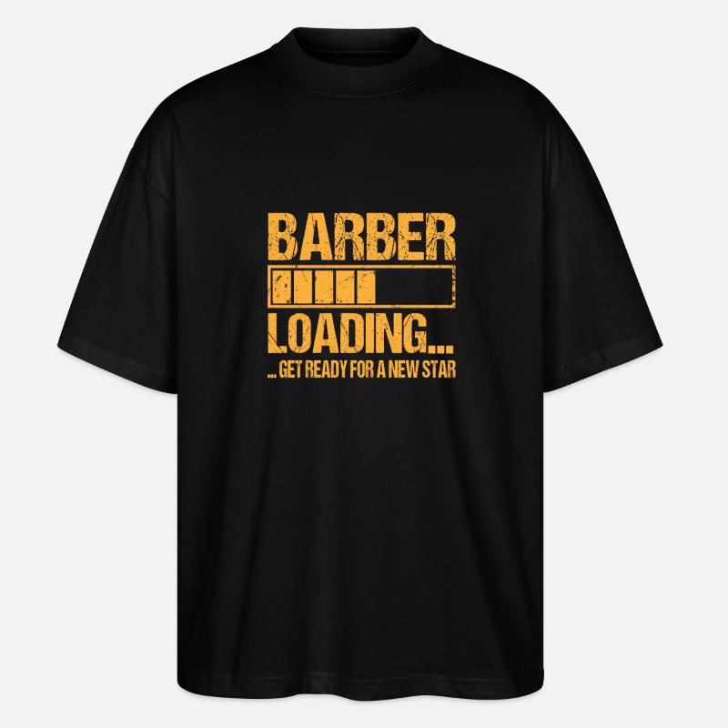 Barber loading Barber Ausbildung - Stanley/Stella Oversized Unisex Bio T-Shirt Blaster 2.0 - Schwarz