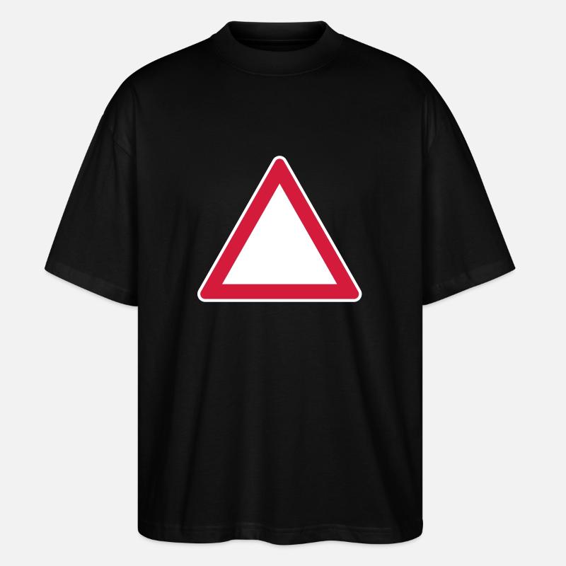 schild_2C - Stanley/Stella Oversized Unisex Bio T-Shirt Blaster 2.0 - Schwarz