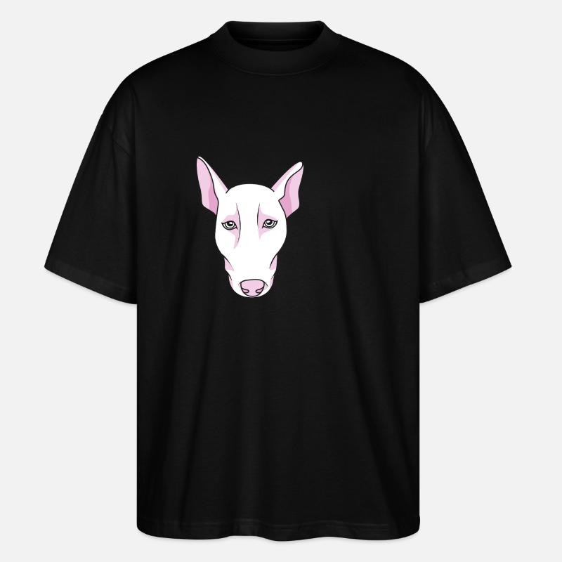 Bullterrier - Stanley/Stella Oversized Unisex Bio T-Shirt Blaster 2.0 - Schwarz