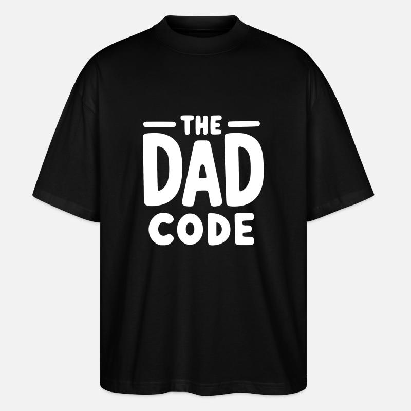 Der Papa-Code - Stanley/Stella Oversized Unisex Bio T-Shirt Blaster 2.0 - Schwarz