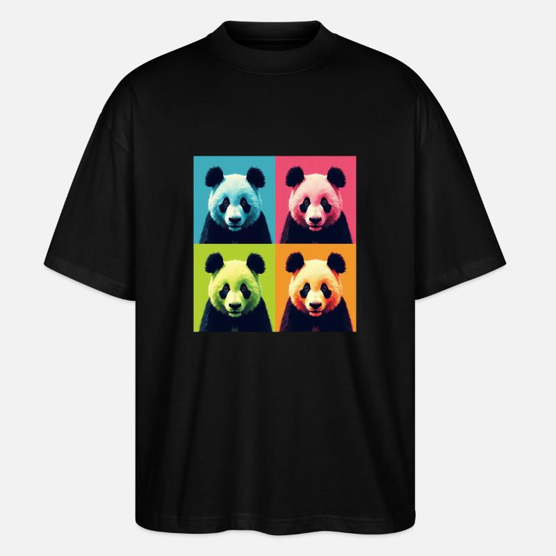 "PAP" - Stanley/Stella Oversized Unisex Bio T-Shirt Blaster 2.0 - Schwarz