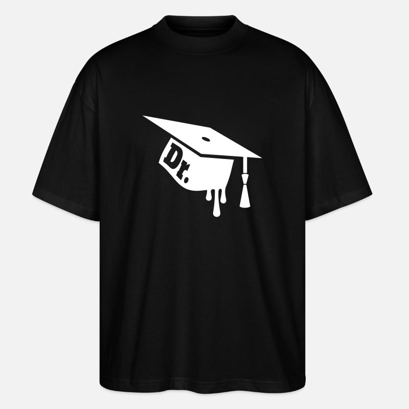Doktorhut - Stanley/Stella Oversized Unisex Bio T-Shirt Blaster 2.0 - Schwarz
