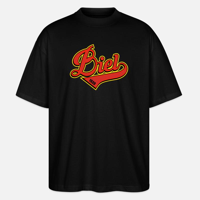 Biel - Stanley/Stella Oversized Unisex Bio T-Shirt Blaster 2.0 - Schwarz