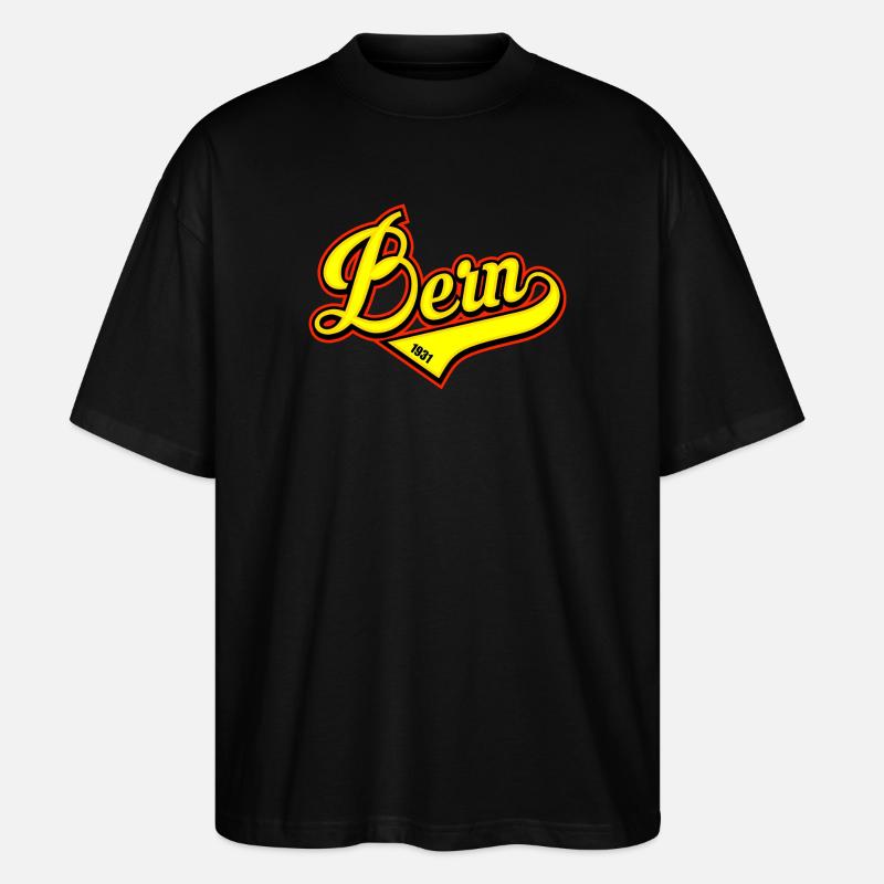 Bern - Stanley/Stella Oversize Unisex Øko T-shirt Blaster 2.0 - sort