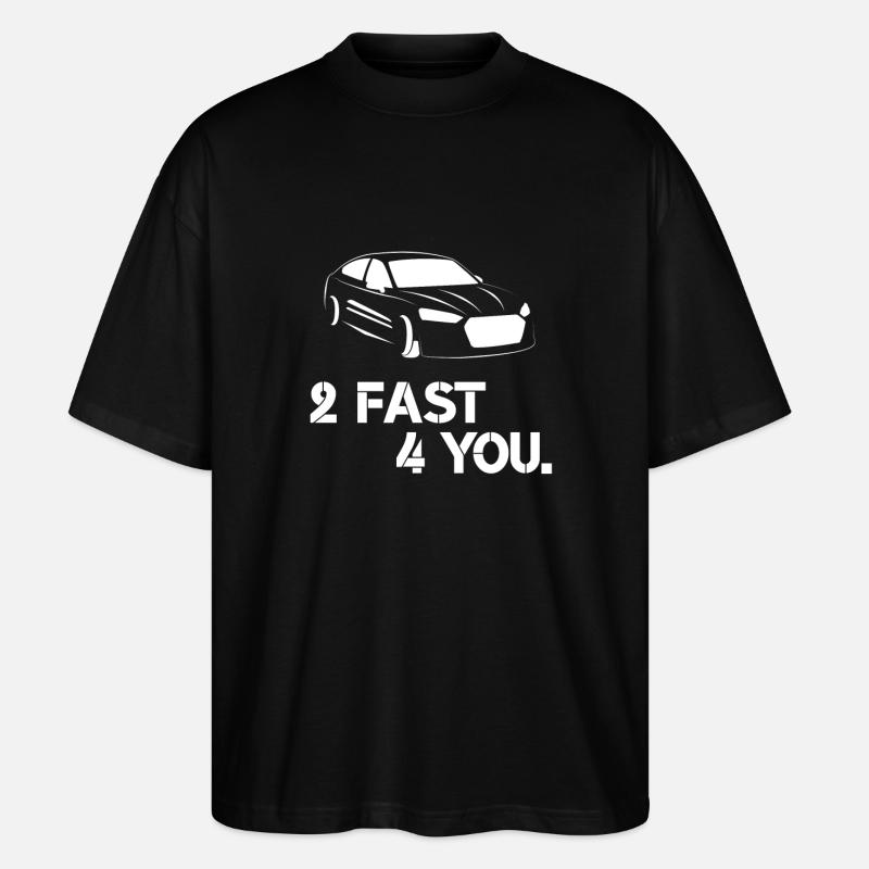 Auto Spruch - Stanley/Stella Oversized Unisex Bio T-Shirt Blaster 2.0 - Schwarz