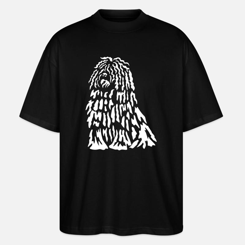 Puli « Édition Noire » - T-shirt bio Blaster 2.0 coupe oversize Stanley/Stella Unisexe - noir